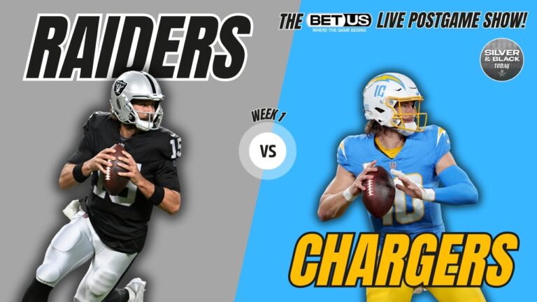 los angeles chargers vs las vegas raiders match player stats
